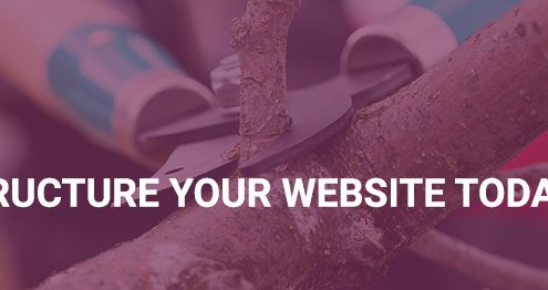 restructure your website