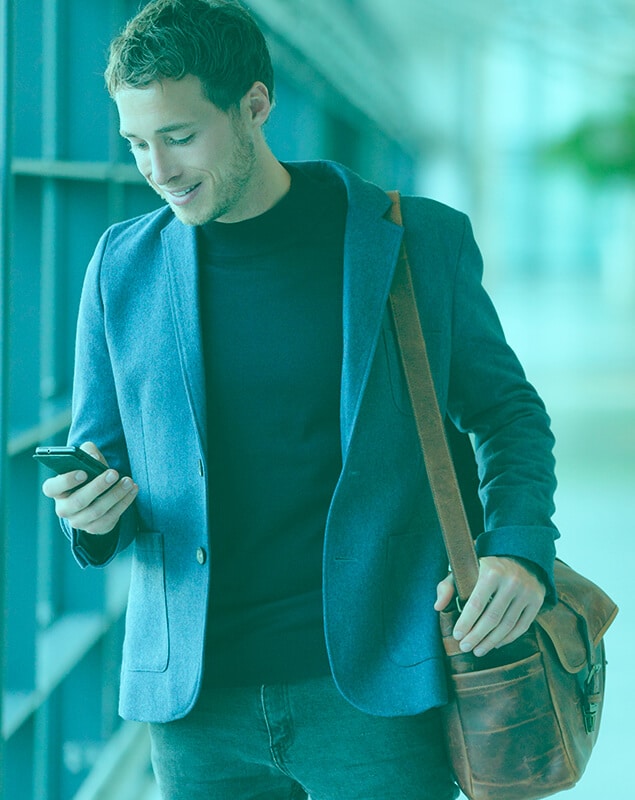 Boy Using phone